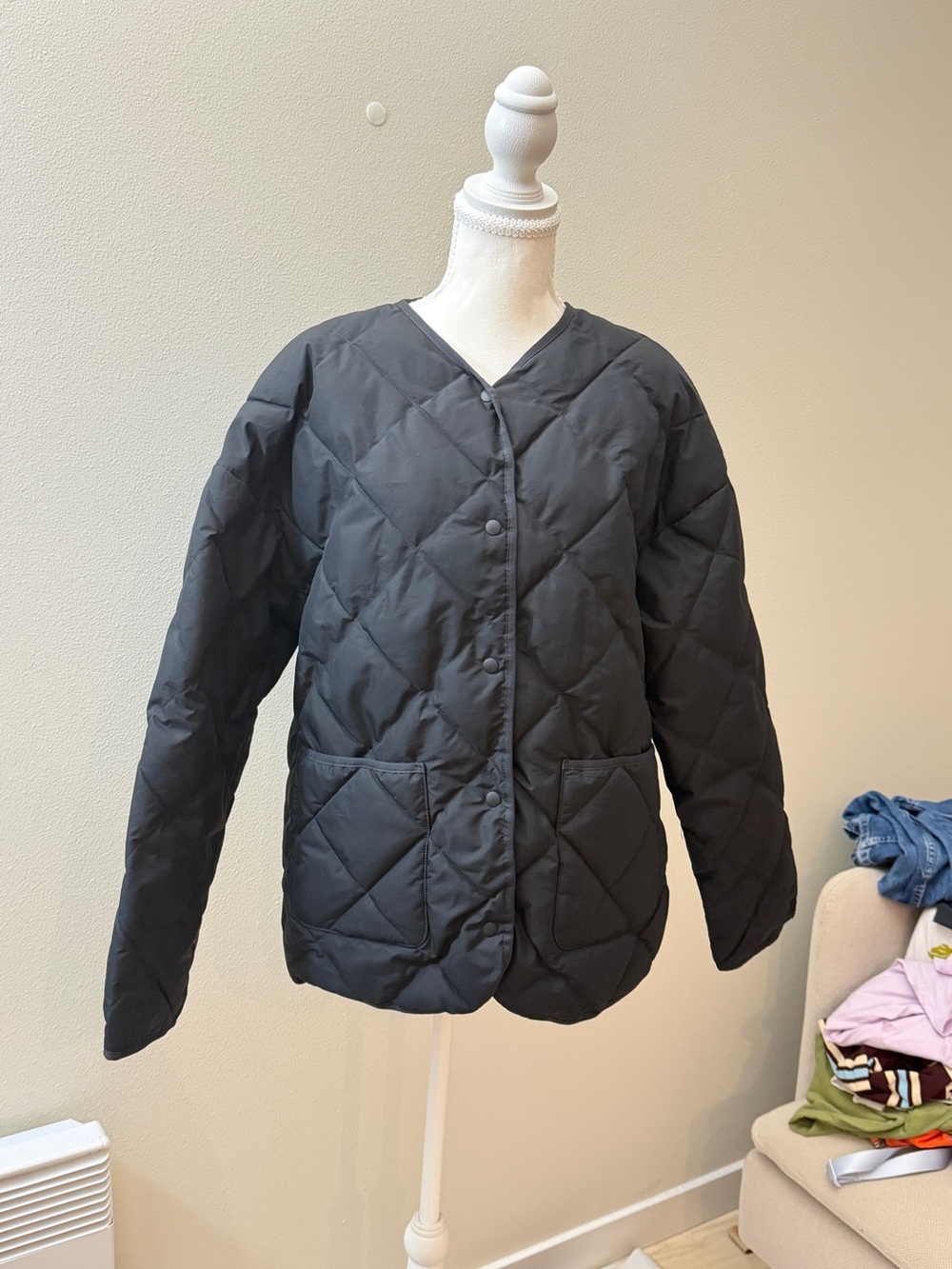 Uniqlo Black PuffTech Jacket